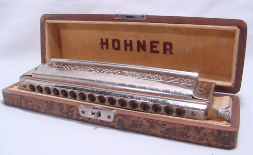 Vintage Hohner 64 Chromonica 4 Chromatic Octaves Professional 280 Harmonica +Box
