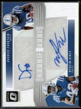 2018 Optic Daurice Fountain / Nyheim Hines Rookie Dual Autographs #/25
