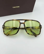 TomFord TF884 Men's Aviator Tortoiseshell Sunglasses Size:60 18-140