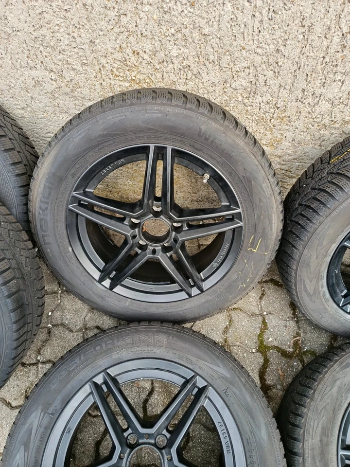 Winter Mercedes C-Klasse W205 RDKS KBA 49187 Winterräder Räder 205/60R16 96H - Bild 3 von 4