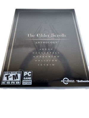 The Elder Scrolls Anthology PC Windows 2013 Complete Box 5 Maps Discs Bethesda