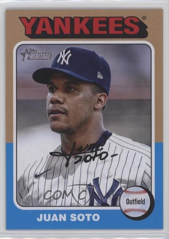 2024 Topps Heritage Color Swap Variation Juan Soto #143 0s69