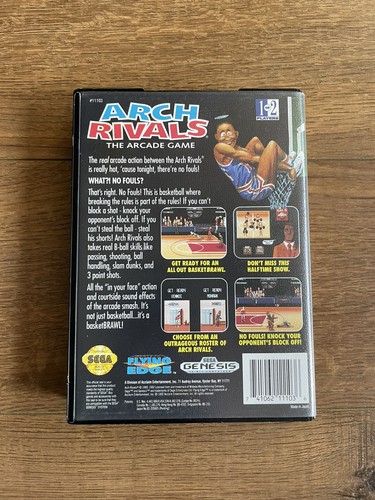 Arch Rivals (Sega Genesis, 1992) CIB getestet funktioniert mit Handbuch - Bild 9 von 11