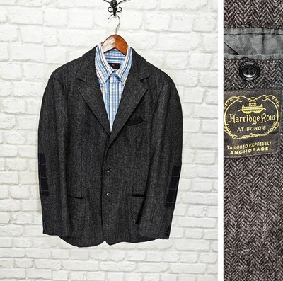 Harridge Row at Bond's 100% Kaschmir Herren Anzug Blazer Gr.48