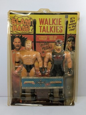 WCW Slam Bam Walkie Talkies Goldberg vs Hollywood Hulk Hogan Grudge Match