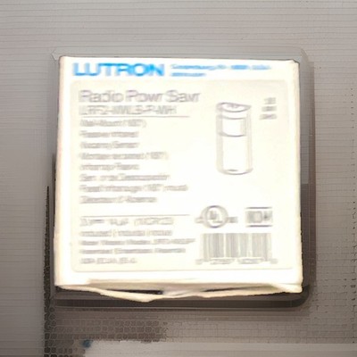 Lutron Radio Powr Savr Wireless Indoor Motion Sensor, White, LRF2-OCR2B-P-WH