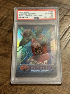 1994/95 Michael Jordan Finest Refractor With Coating PSA 10 Gem Mint
