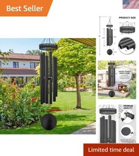 48'' Wind Chimes for Outside Deep Tone - Large Windchimes with 6 Heavy Tubes,...