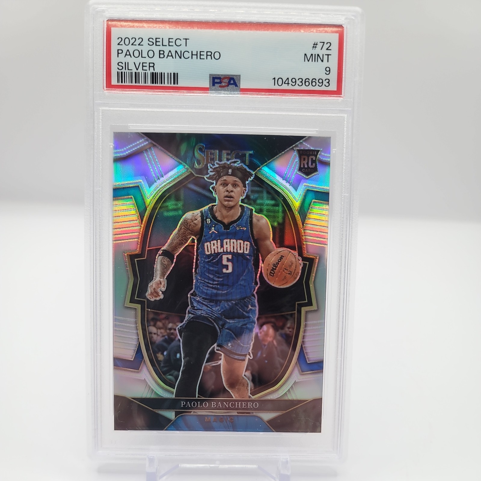 Paolo Banchero 2022 Select Silver Prizm #72 PSA 9 RC Rookie