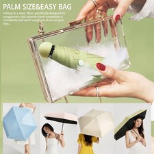 Sun Umbrella Folded Ultra-light Six-bone With Box Sun Protection UV XTKW