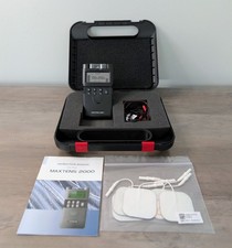 TENS Unit 2000 Digital Pain Management With Case Pads And Instructions