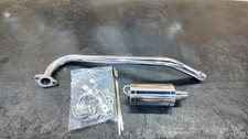 212cc Long Exhaust Header Pipe with 3/4" Threaded Muffler for Predator 196 212