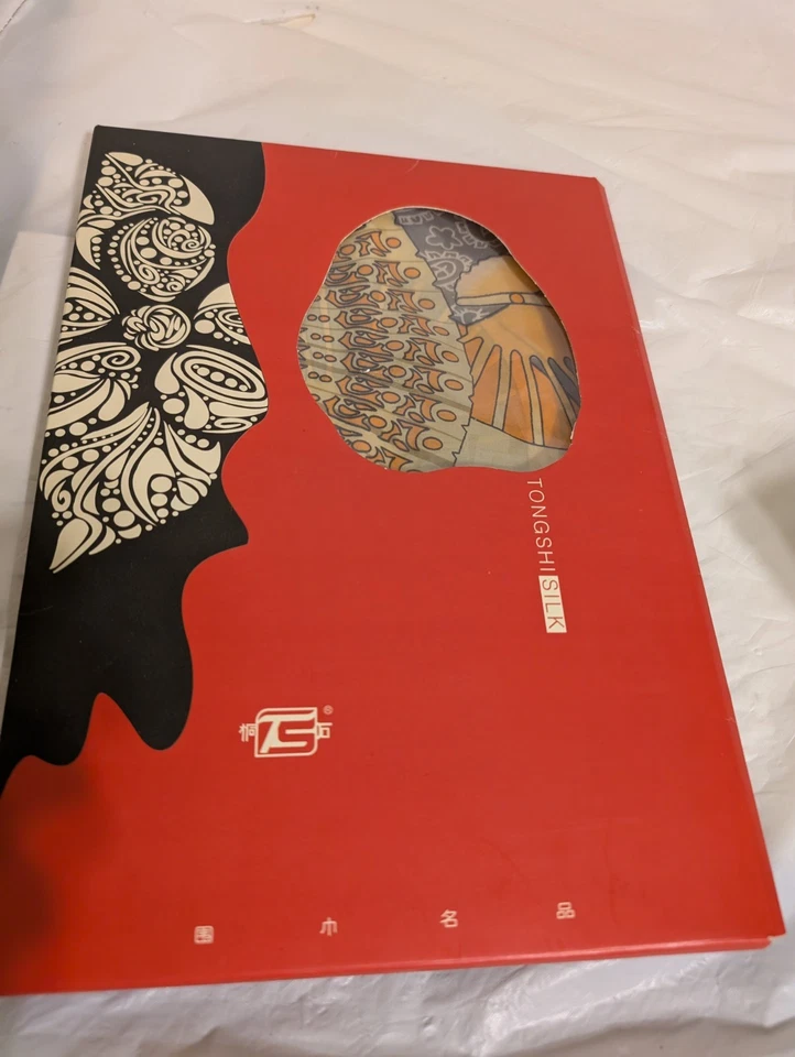 同石围巾日本女士红色和服全新原装包装必看 — 第 4/4 张图片