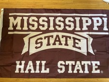 Mississippi State University Bulldogs 3x5 Foot Flag: Hail State Flag