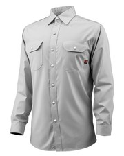 FR Shirts for Men 7oz. Flame Resistant Welding Jacket Machine Washable Cot