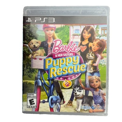 Barbie & Her Sisters Puppy Rescue PS3 PlayStation 3 Complete CIB Tested