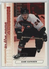 2003-04 ITG Action Game-Used Jerseys Ruby /500 Sami Kapanen #M-39 02ic