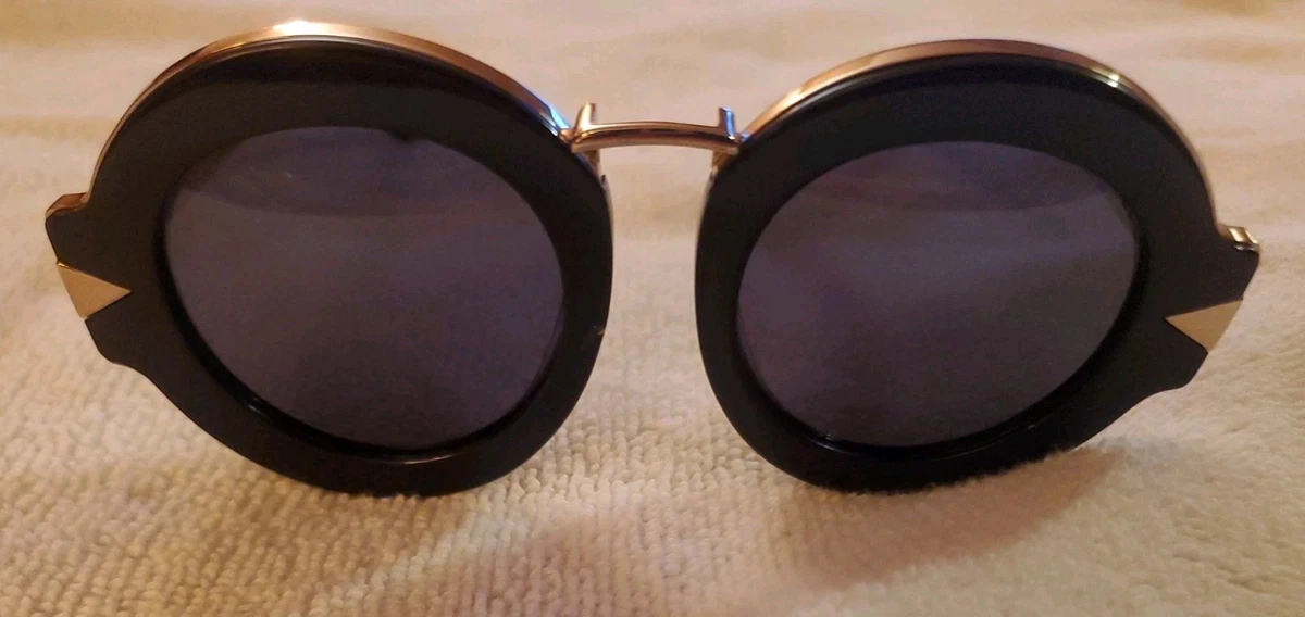 Karen Walker Navy Blue Round Sunglasses Women main image 3