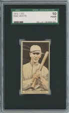 1912 T207 G. HARRIS "DOC" WHITE Chicago White Sox ANONYMOUS FACTORY 25 - SGC 1