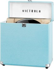 Victrola Collector - Vinyl Record Storage Case, Holds 30 LPs - T