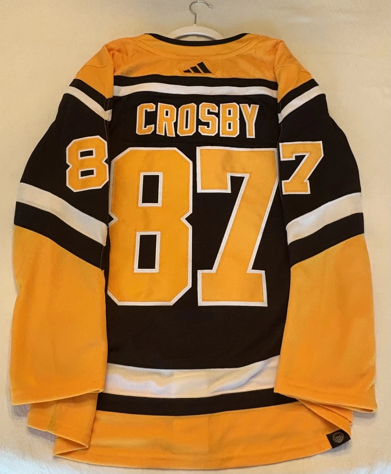 Camiseta Sidney Crosby Pittsburgh Penguins Adidas Retro Reverso 2.0 NHL TALLA 50 Foto 2 de 4