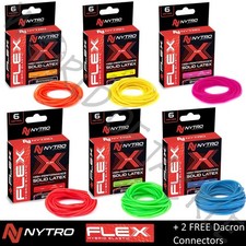 Nytro Flex Solid Core Hybrid Fishing Pole Elastic All Sizes Coarse Carp Match 6m