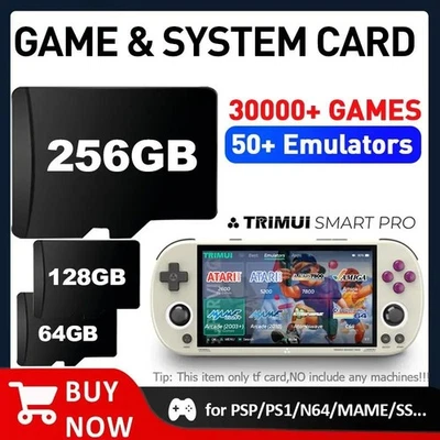 TF Memory Card for Trimui Smart Pro 30000+ Retro Games PSP PS1 Arcade UK
