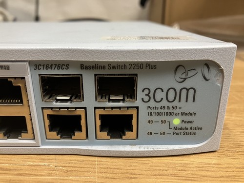 ~ 3Com Baseline Switch 2250 Plus 48 ports Ethernet Switch Managed - 10014921 - Picture 3 of 9