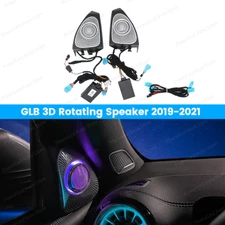 3D Rotating Speaker LED ambient tweeter For Mercedes-Benz GLB X247 W247 2019-21