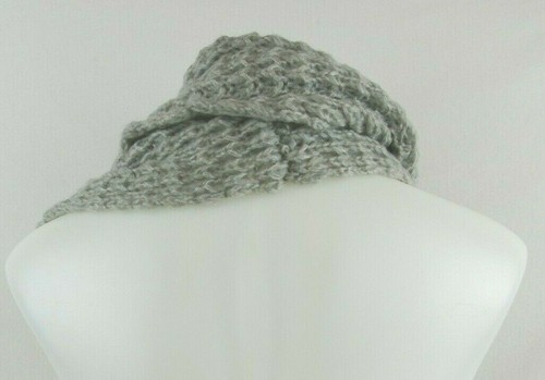 Aeropostale Free State Infinity Schal grau gestrickt neu mit Etikett 100 % Acryl - Bild 4 von 12