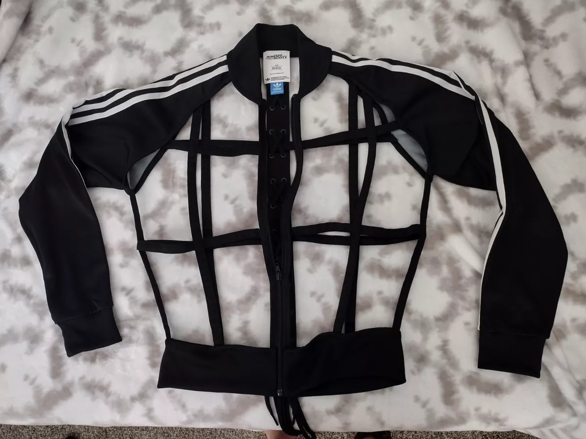 Gesprekelijk Dag aspect Rare Black &#039;Chain Cage&#039; track jacket by Jeremy Scott Adidas  Original M | eBay