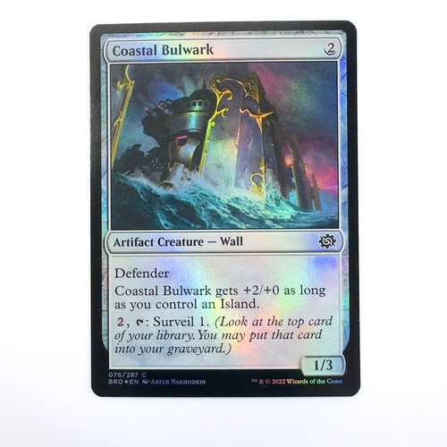 Coastal Bulwark 76 - MTG - The Brothers' War - NM Foil