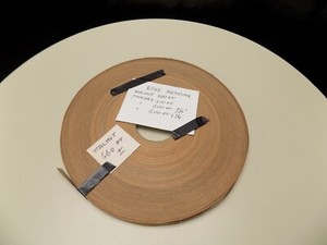 600' +/-   5/8" Walnut Wood Veneer Edge Banding Roll