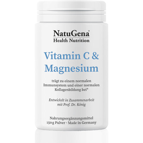 NatuGena Vitamina C y Magnesio en Polvo 150g Vegano - Imagen 1 de 3
