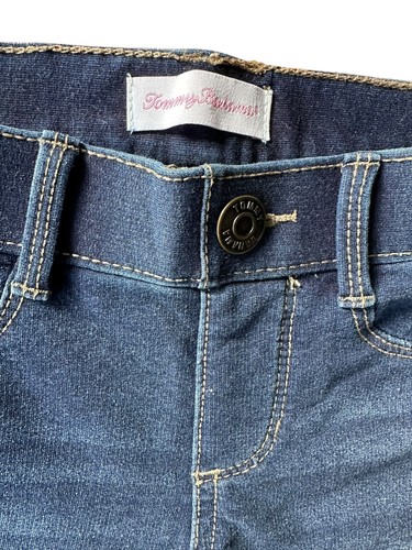 GIRLS LOT 5 SIZE 10 DENIM BLUE JEAN SHORTS & Soft Jegging Adjustable Bermuda - Picture 9 of 16