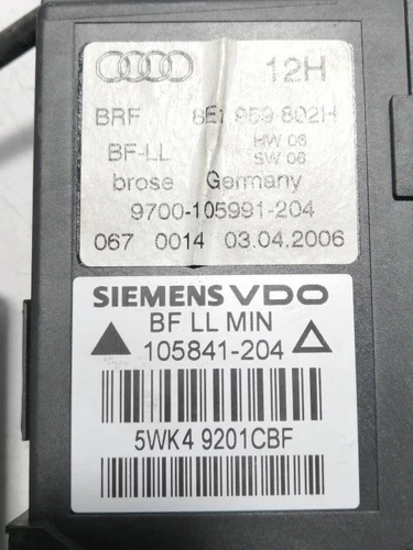 8E1959801H Fensterheber Vorne Rechts. für AUDI A4 BERLINA (8E) 2006 969920 - Bild 5 von 10