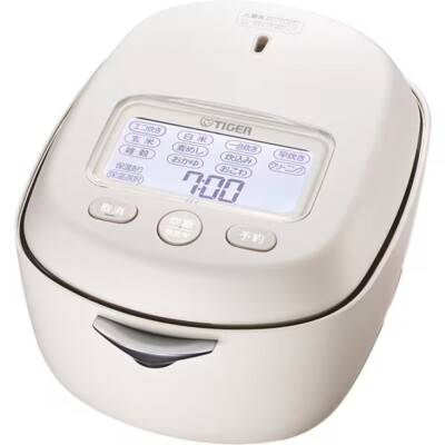 #ad TIGER JRX S100WS Donabe Pressure IH Rice Cooker 5.5 Cup 100V Mist White NEW JDM $910.00