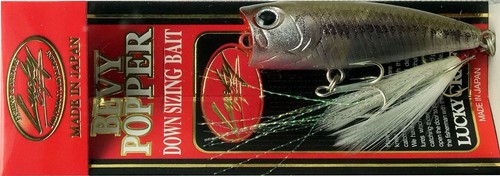 LUCKY CRAFT JAPAN Bevy Popper 50 - 2330 bronceado real Wakasagi (1qy) ~JDM~ Agua superior - Imagen 4 de 4