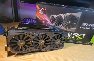 ASUS ROG Strix GeForce GTX 1080 OC 11Gbps 8GB GDDR5X +OVP