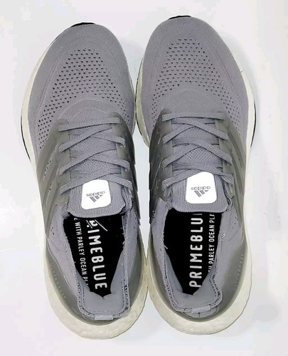 Adidas UltraBoost 21 Running Sneakers Lace Up Shoes FY0404 Gray White Wms 9US - Picture 2 of 20