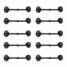 10 Black Cabin Hook Eye Shed Gate Door Latch Locker Holder | Renovator's Supply