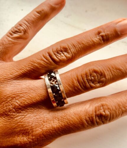 Thomas Sabo Sterlingsilber 925 Ring schwarze Steine Herren Gr. S - Bild 8 von 8