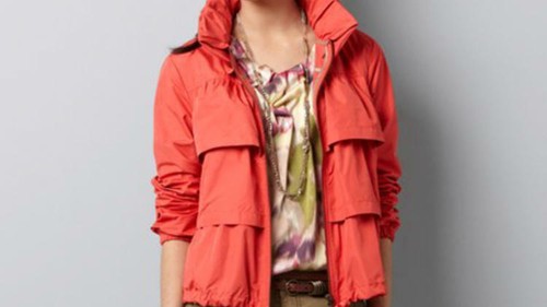 Loft Lightweight Jacket Women Orange 
