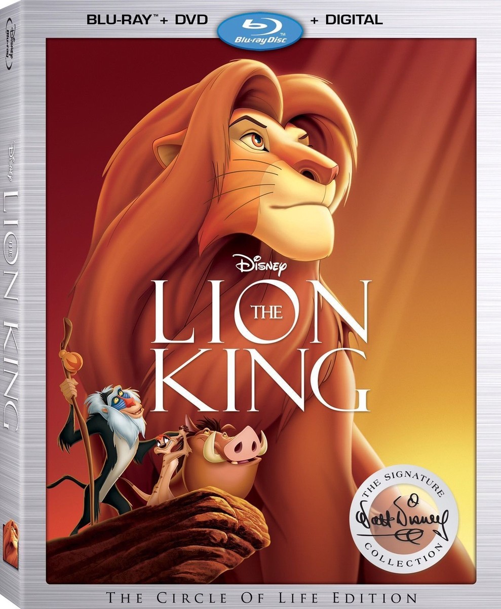 ✓ Sealed The Lion King Signature Collection (Blu ray/DVD