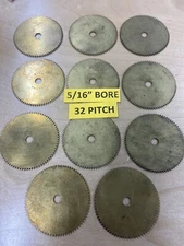 BOSTON GEAR BRASS G-111 SPUR GEAR 32 PITCH 80 TEETH FOR CLOCK MACHINIST REDUCER