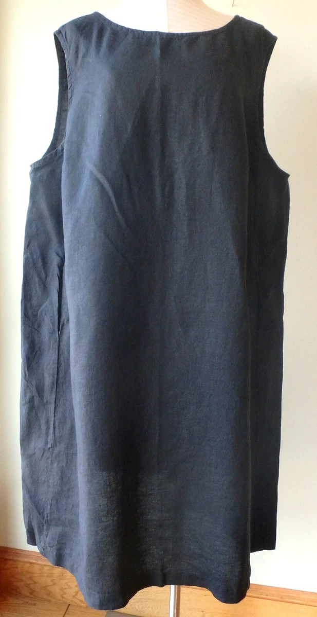 Linen Shift Solid FLAX Dresses for Women for sale | eBay