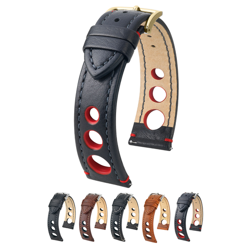 HIRSCH Rally Artisan Calf Leather Watch Strap-Buffalo Calfskin-QR+Bonus Battery - Picture 21 of 57