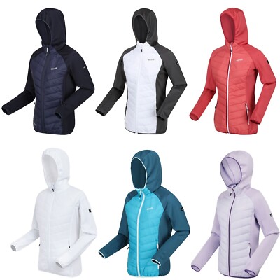 Regatta Andreson VIII Hybrid Jacke Softshelljacke Steppjacke Damen mit  Kapuze