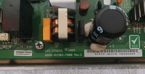 Life Fitness 220 Volt Lower Board For 93T Treadmill - Picture 5 of 5