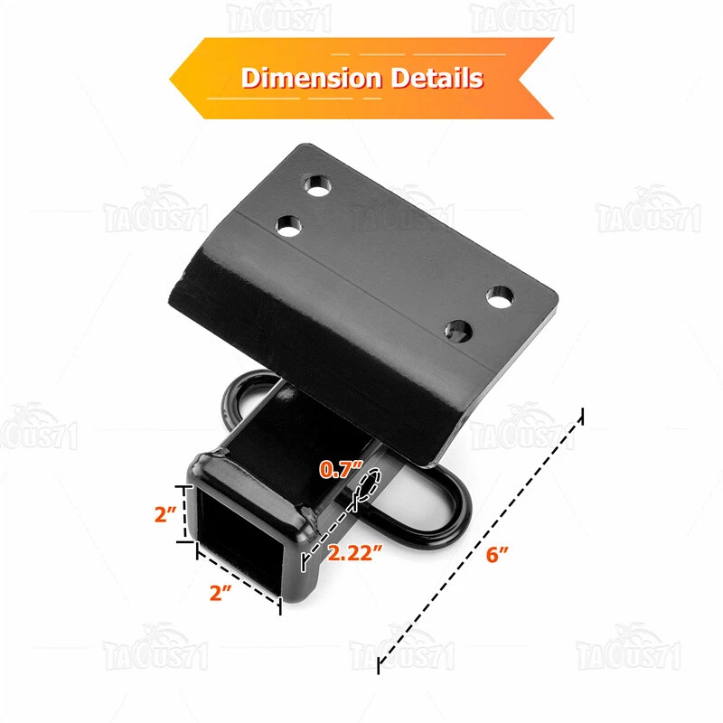 Receptor de enganche de remolque OBLIKA Clase III para Volkswagen Tiguan 2009-2017 Foto 3 de 4